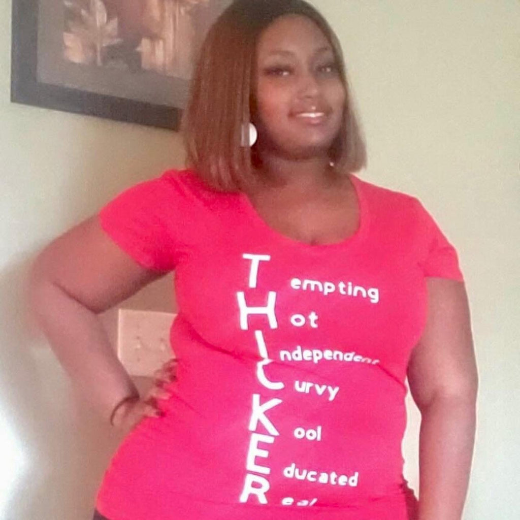 Red THICKER Acronym T Shirt
