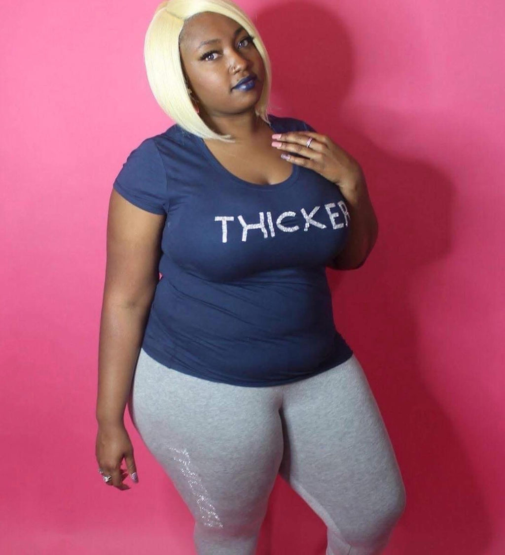 Blue and Grey THICKER FIT