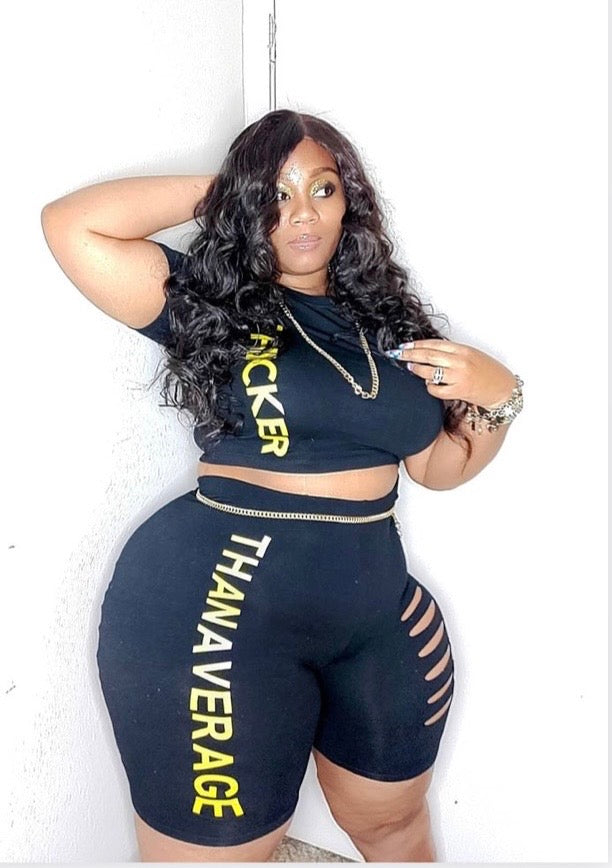 Black and Yellow Bumble Bee 🐝 Short Set