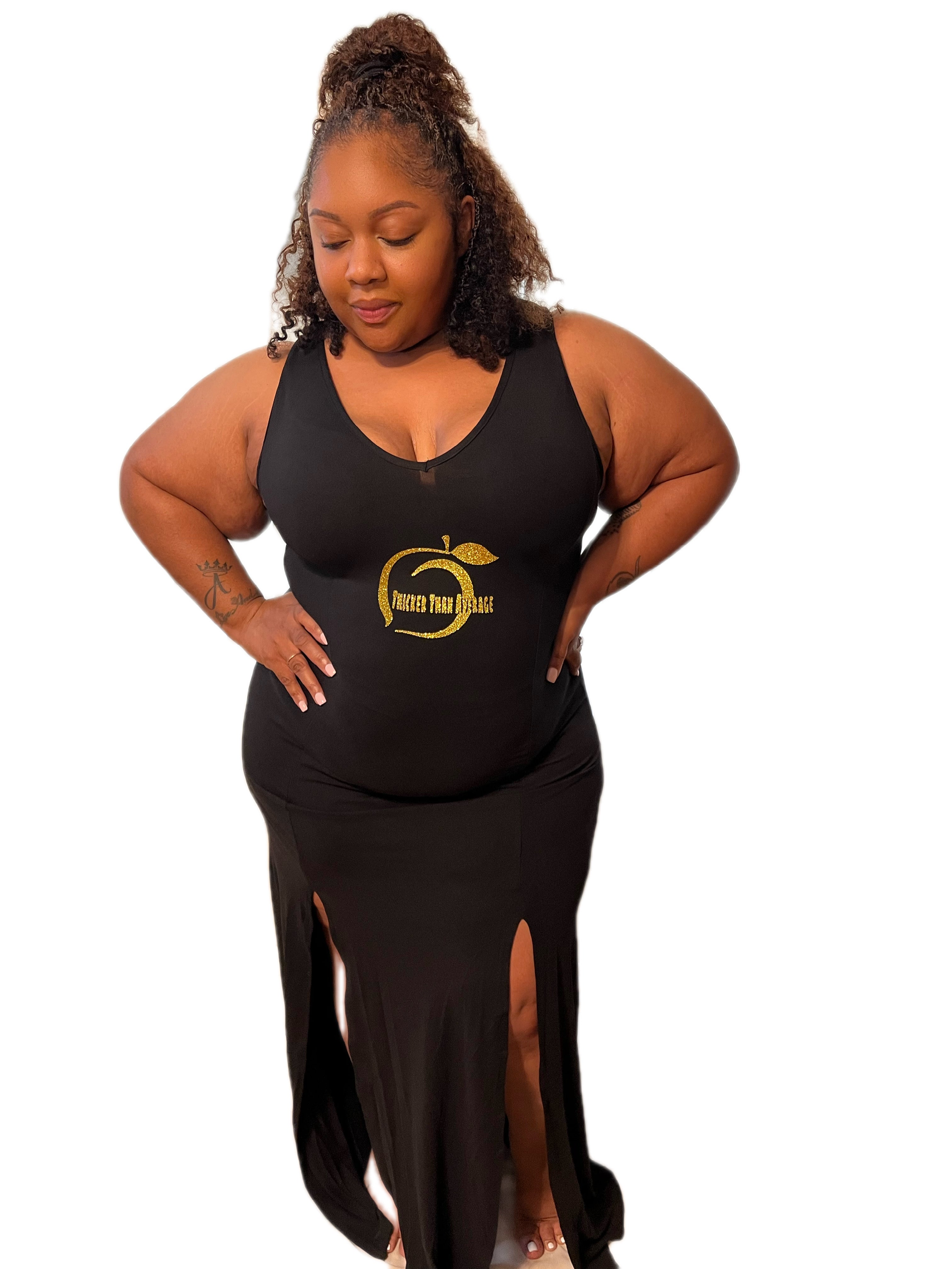 Black and Gold HOT 🥵 DRESS