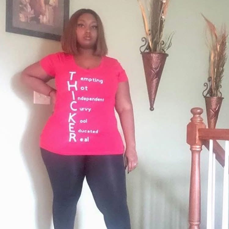 Red THICKER Acronym T Shirt