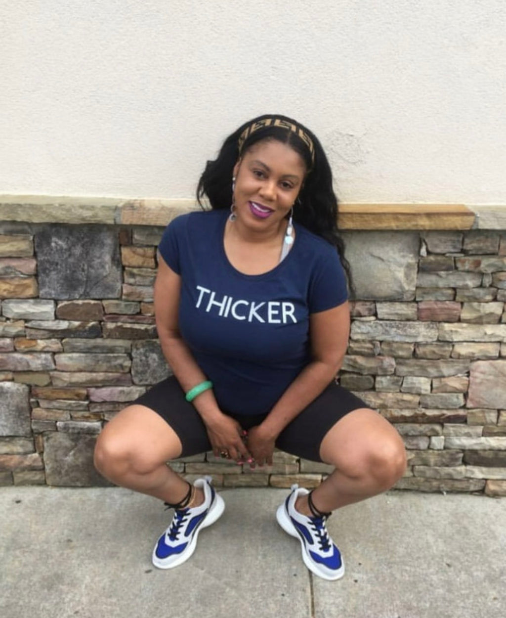 Blue THICKER T SHIRT