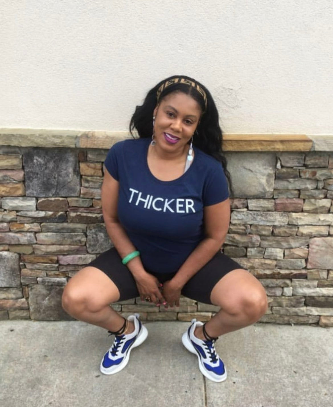 Blue THICKER T SHIRT