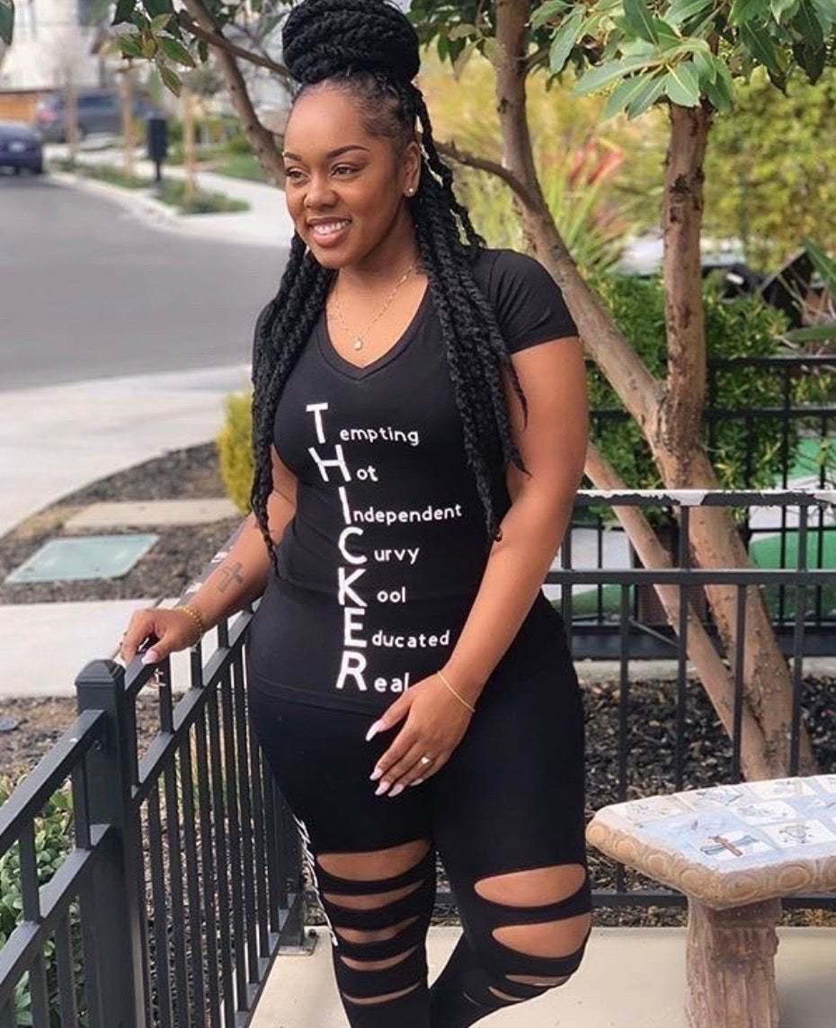 Black T.H.I.C.K.E.R Acronym Fit